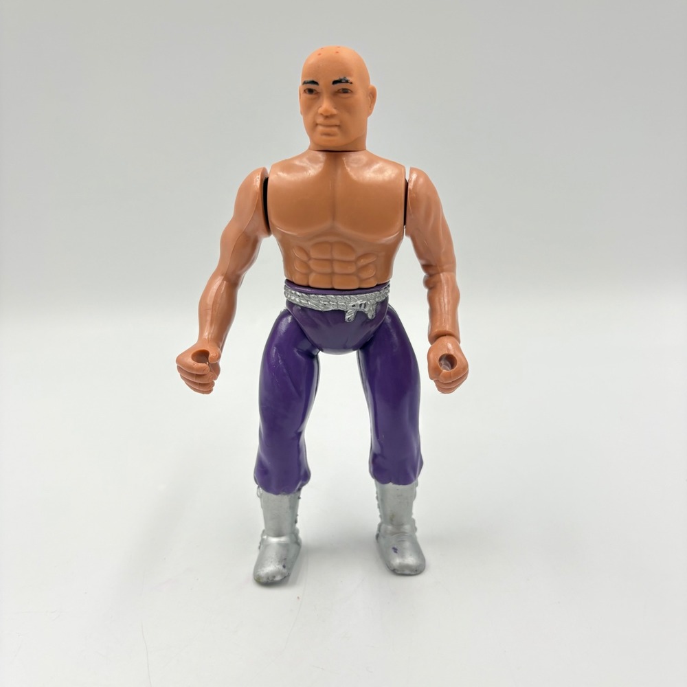 Remco Secret of the Ninja Gold Shaolin Monk Auction Figure Vintage 1984